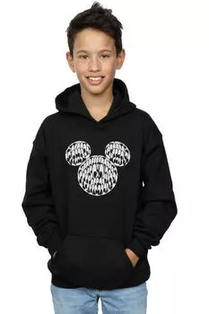 Толстовка с изображением головы Микки Мауса и глаз Disney, черный
