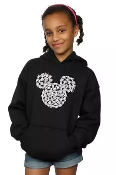 Толстовка с изображением головы рук Микки Мауса Disney, черный