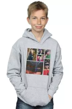 Толстовка с изображением класса из сериала «Бэтмен» DC Comics, серый