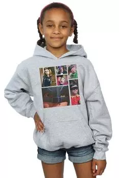 Толстовка с изображением класса из сериала «Бэтмен» DC Comics, серый