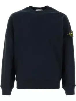 Толстовка с изображением компаса Stone Island, синий