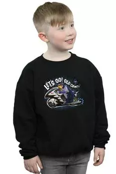 Толстовка с изображением летучей мыши из сериала «Бэтмен» DC Comics, черный