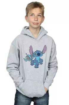 Толстовка с изображением Лило и Стич Disney, серый