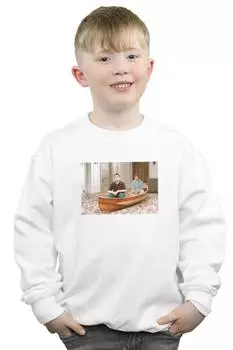 Толстовка с изображением лодки Friends, белый