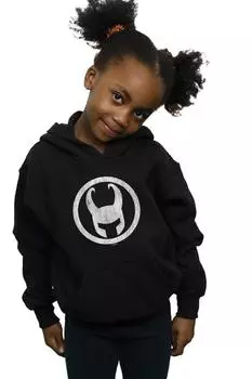 Толстовка с изображением Локи Marvel, черный