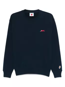 Толстовка с изображением маленькой бегущей собаки ICECREAM, синий