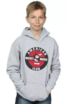 Толстовка с изображением Микки Мауса American Icon Disney, серый