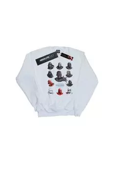 Толстовка с изображением персонажей Первого Ордена Star Wars, белый