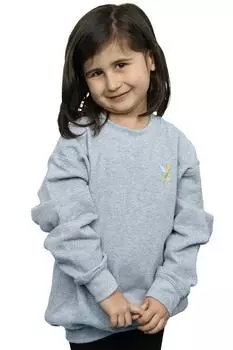 Толстовка с изображением Тинкербелл на груди Disney, серый