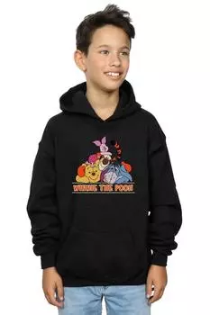 Толстовка с изображением Винни-Пуха Disney, черный