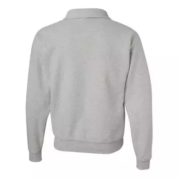 Толстовка с кадетским воротником Super Sweats NuBlend с молнией в четверть JERZEES, черный