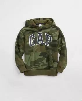 Толстовка с камуфляжным принтом для мальчика и логотипом GAP Gap, зеленый