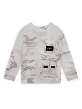 Толстовка с камуфляжным принтом для маленьких мальчиков Givenchy