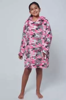 Толстовка с камуфляжным принтом Harry Bear, розовый