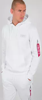 Толстовка с камуфляжным принтом и принтом на спине Alpha Industries, вайс/камуфляж