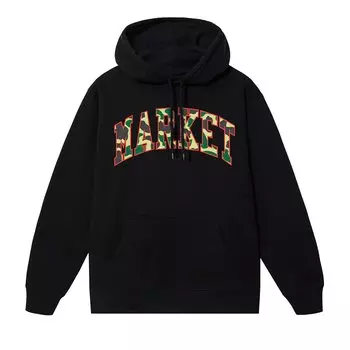 Толстовка с камуфляжным принтом Market Reverse Duck, цвет Черный