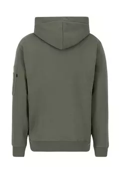 Толстовка с капюшоном 3D SMALL LOGO Alpha Industries, оливковый