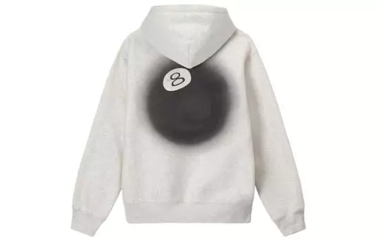 Толстовка с капюшоном 8 Ball Fade Stussy, Ecru