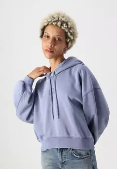 Толстовка с капюшоном ABBREV HOOD GAP Petite, черный деним