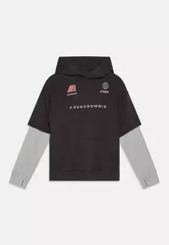 Толстовка с капюшоном Abercrombie & Fitch, черный