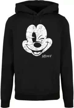 Толстовка с капюшоном ABSOLUTE CULT "ABSOLUTE CULT Men's Mickey Mouse - Distressed Hoody", черный