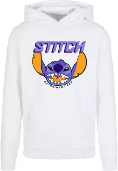 Толстовка с капюшоном ABSOLUTE CULT "ABSOLUTE CULT Men's Lilo And Stitch - Experiment Basic Hoody", белый