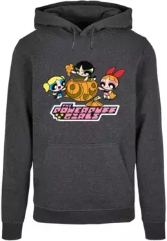 Толстовка с капюшоном ABSOLUTE CULT "ABSOLUTE CULT Men's Powerpuff Girls - Pumpkin Basic Hoody", цвет Charcoal