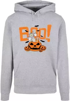 Толстовка с капюшоном ABSOLUTE CULT "ABSOLUTE CULT Men's Tom And Jerry - Boo Basic Hoody", серый