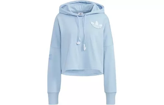 Толстовка с капюшоном ADICOLOR синяя женская Adidas Originals