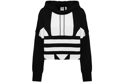 Толстовка с капюшоном Adidas Cropped Big Trifoil Adidas Originals