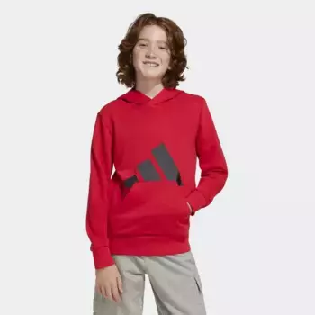 Толстовка с капюшоном Adidas Kids' Essentials, красный