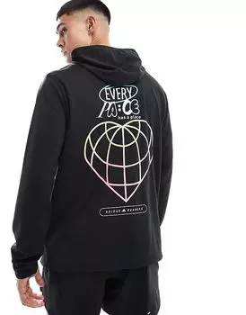 Толстовка с капюшоном Adidas Running Own The Run черного цвета adidas performance