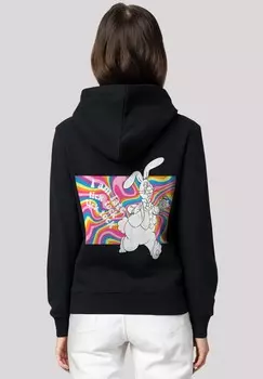 Толстовка с капюшоном ALICE IM WUNDERLAND HASE LOGO F4NT4STIC, черный