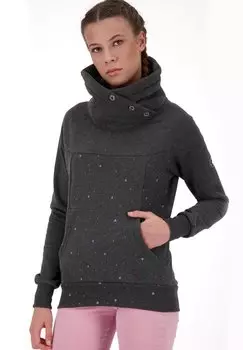 Толстовка с капюшоном alife & kickin, антрацитовый меланж