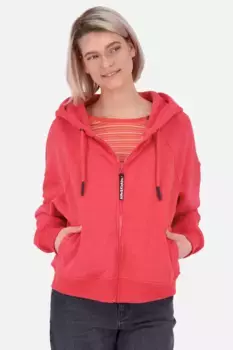 Толстовка с капюшоном Alife & Kickin "JesseAK A Hooded Sweatjacket женская толстовка с капюшоном, толстовка ", коралловый