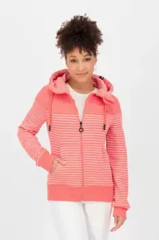 Толстовка с капюшоном Alife & Kickin "PalinaAK Z Hooded Sweat Jacket Women", коралловый