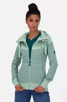 Толстовка с капюшоном Alife & Kickin "PalinaAK Z Hooded Sweat Jacket Women", цвет Alpine Frost Melange