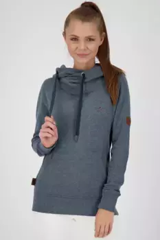 Толстовка с капюшоном Alife & Kickin "SarahAK A Hoodie женская толстовка с капюшоном, пуловер, толстовка", цвет морской волны