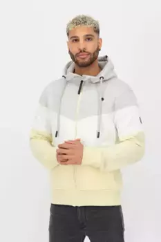 Толстовка с капюшоном Alife & Kickin "SimonAK A Hooded Sweat Jacket Men", кремовый