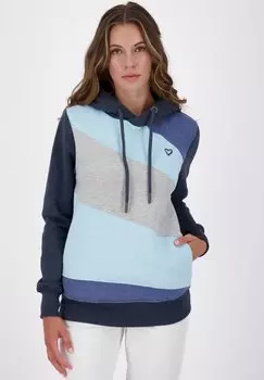 Толстовка с капюшоном alife & kickin, синий меланж