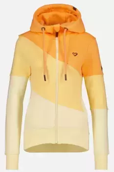 Толстовка с капюшоном Alife & Kickin "SteffiAK A Hooded Sweatjacket Women", цвет Butter Melange