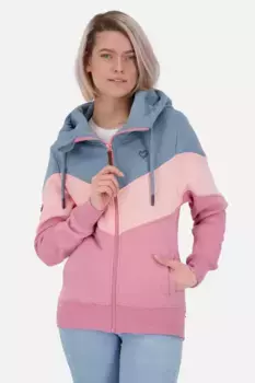 Толстовка с капюшоном Alife & Kickin "StellinaAK A Hooded Sweatjacket Women", лиловый