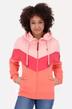 Толстовка с капюшоном Alife & Kickin "StellinaAK A Hooded Sweatjacket Women", цвет Peach Melange
