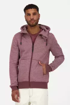 Толстовка с капюшоном Alife & Kickin "TrasherAK Z Sweat Jacket мужская толстовка с капюшоном, толстовка", цвет Dark Cherry Melange