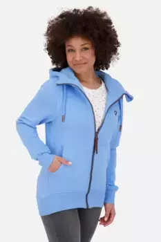 Толстовка с капюшоном Alife & Kickin "YasminAK A Hooded Sweatjacket Women", цвет Azure Melange