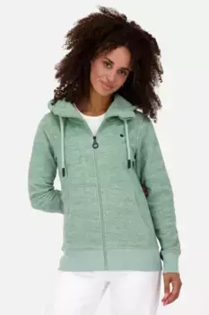 Толстовка с капюшоном Alife & Kickin "YasminAK F флисовая куртка женская флисовая куртка, толстовка", цвет Alpine Frost Melange