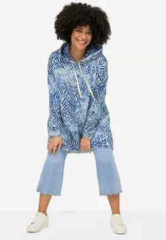 Толстовка с капюшоном ALLOVERDRUCK LANGARM Angel of Style, темно-синий