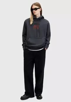 Толстовка с капюшоном AllSaints, антрацит
