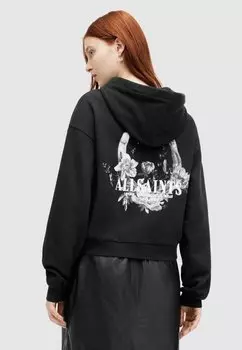 Толстовка с капюшоном AllSaints, черный