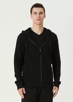 Толстовка с капюшоном Allsaints, черный